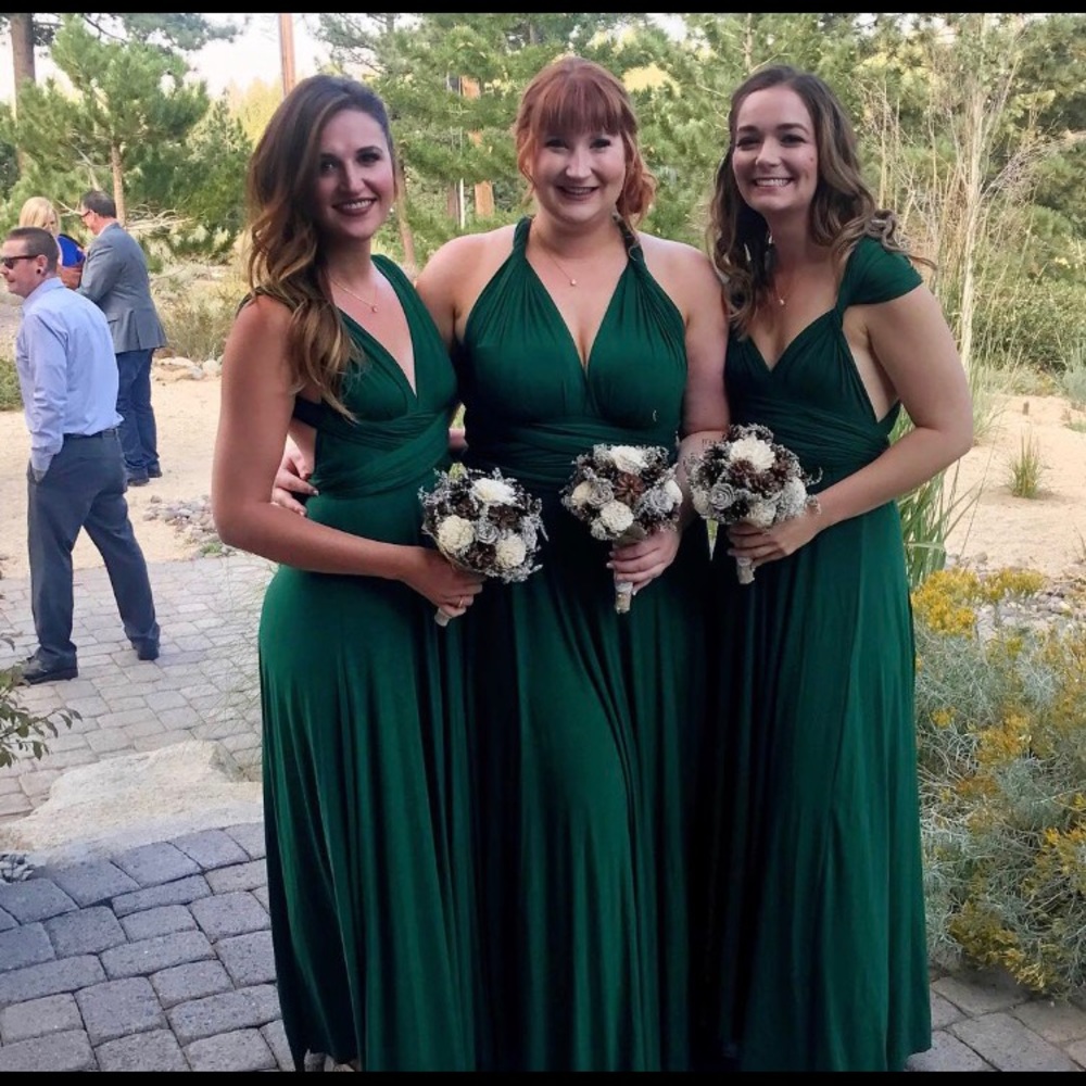 Tricks of the Trade Forest Green Maxi Dress